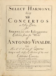 Select harmony by Antonio Vivaldi
