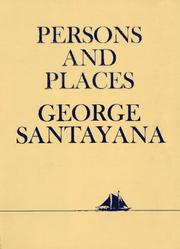 Cover of: PERSONS AND PLACES