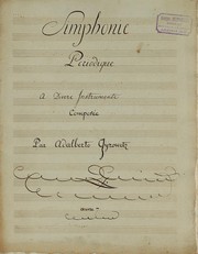 Cover of: Sinfonie p℗♭Ứriodique a divers instruments, oeuvre 7