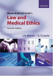 Mason & McCall Smith's law and medical ethics