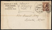 Cover of: [Letter to] Dear sir by Franklin P. Rice
