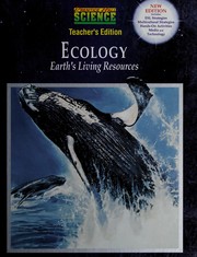 Cover of: Ecology: earth's living resources