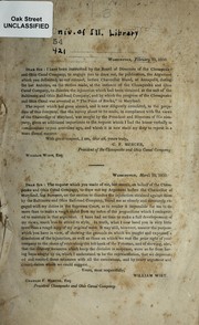 Cover of: Argument delivered at Annapolis, by William Wirt, Esquire, late attorney general of the United States, before the chancellor of Maryland, on the 19th and 20th days of August, 1829: in support of a motion to dissolve an injunction obtained by the Baltimore and Ohio Rail-road Company against the Chesapeake and Ohio Canal Company