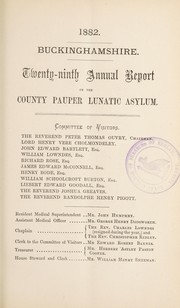 Cover of: Twenty-ninth annual report on the County Pauper Lunatic Asylum