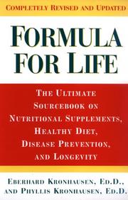Formula for life by Eberhard Kronhausen