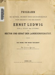 Cover of: Das Dogma von Neuen Testament