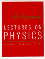 Cover of: The Feynman Lectures on Physics, Vol. 3 by Richard Phillips Feynman