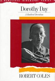 Cover of: Dorothy Day by Robert Coles