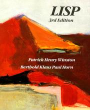 Cover of: Lisp by Patrick Henry Winston