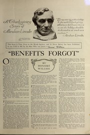 Cover of: "Benefits forgot"