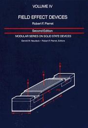 Field effect devices by Robert F. Pierret