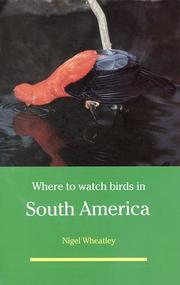 Cover of: Where to watch birds in South America