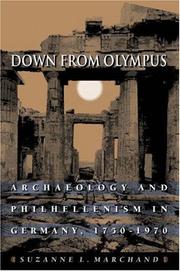 Cover of: Down from Olympus by Suzanne L. Marchand