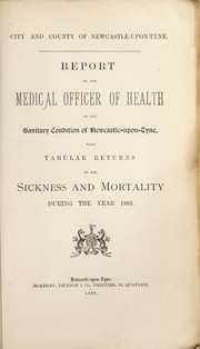Cover of: [Report 1883]