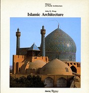Cover of: Islamic architecture