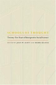 Schools of thought : twenty-five yars of inerpretive social science