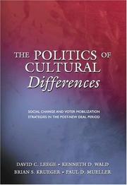 The politics of cultural differences : social change and voter mobilization strategies in the post-New Deal period