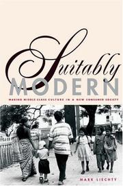 Cover of: Suitably modern: making middle-class culture in a new consumer society