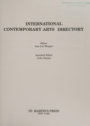 Cover of: International contemporary arts directory
