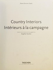 Cover of: Country interiors =: Intérieurs à la campagne