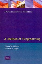 Cover of: A method of programming