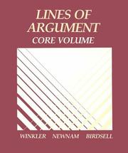 Cover of: Lines of argument: core volume