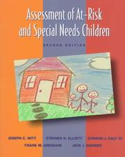 Cover of: Assessment of at-risk and special needs children
