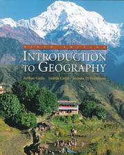 Introduction to geography by Arthur Getis, Judith Getis, Jerome D Fellmann, Getis