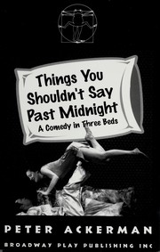 Cover of: Things You Shouldn' Say Past Midnight
