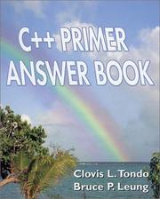 Cover of: C++ primer answer book