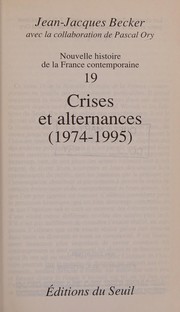 Cover of: Nouvelle histoire de la France contemporaine.
