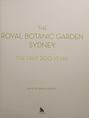 Cover of: Royal Botanic Garden, Sydney by Churchill, Randolph Spencer Lady