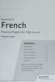 Cover of: National 5 French: Practice Papers for SQA Exams