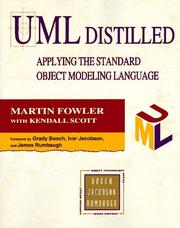 UML distilled : applying the standard object modeling language