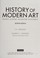 Cover of: History of modern art