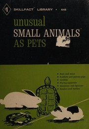 Unusual small animals as pets by Wes Benson