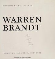 Warren Brandt by Nicholas Fox Weber