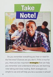 Cover of: Taking Notes and Close Reading