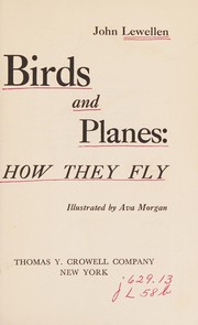 Cover of: Birds and planes: how they fly