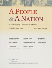 Cover of: People and a Nation since 1865