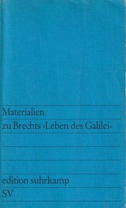 Cover of: Materialien zu Brechts "Leben des Galilei."