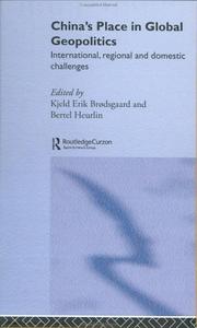 China's place in global geopolitics : international, regional and domestic challenges