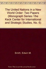 Cover of: The United Nations in a new world order: [two papers]