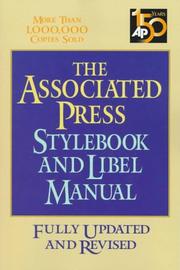 Cover of: The Associated Press Stylebook and Libel Manual