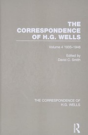 Cover of: Correspondence of H. G. Wells by David C. Smith, H.G. Wells