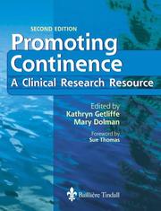 Promoting continence : a clinical and research resource