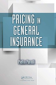Pricing in General Insurance by Pietro Parodi