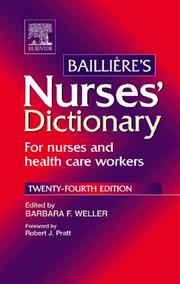 Baillière's nurses' dictionary : for nurses and health care workers