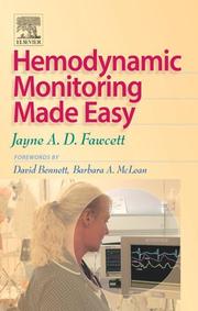 Hemodynamic Monitoring Made Easy by Jayne A. D. Fawcett