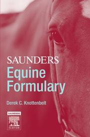 Saunders equine formulary